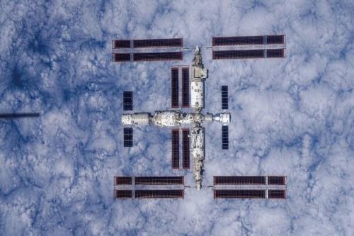 اولین تصاویر از ایستگاه کامل فضایی چین منتشر گردید