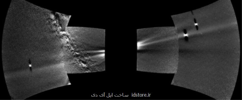 منظره حلقه گرد و غبار در مدار زهره