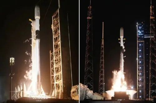 ۲ موشک اسپیس ایکس با فاصله کمتر از ۴ ساعت پرتاب شدند