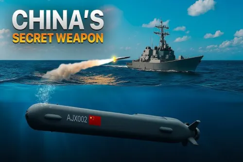 چین پهپادهای بسیار بزرگ زیردریایی خویش را آزمایش می کند