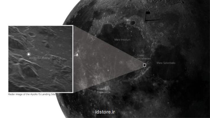 عكسبرداری از محل فرود آپولو 15در ماه از روی زمین!